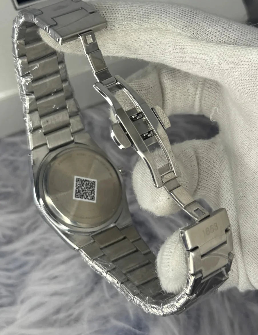 Tissot PRX Luxury Watch – Silver with Blue Dial