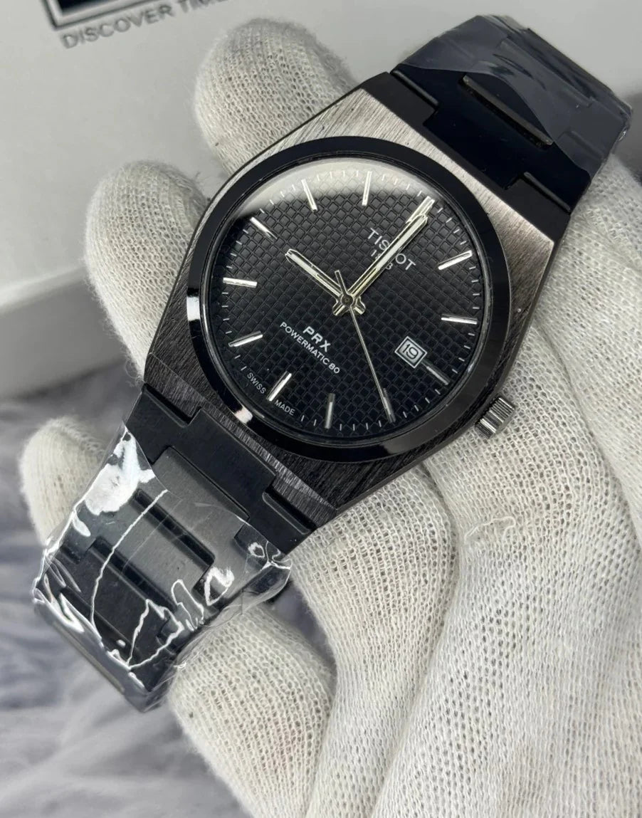 Tissot PRX Luxury Watch – Silver with Blue Dial