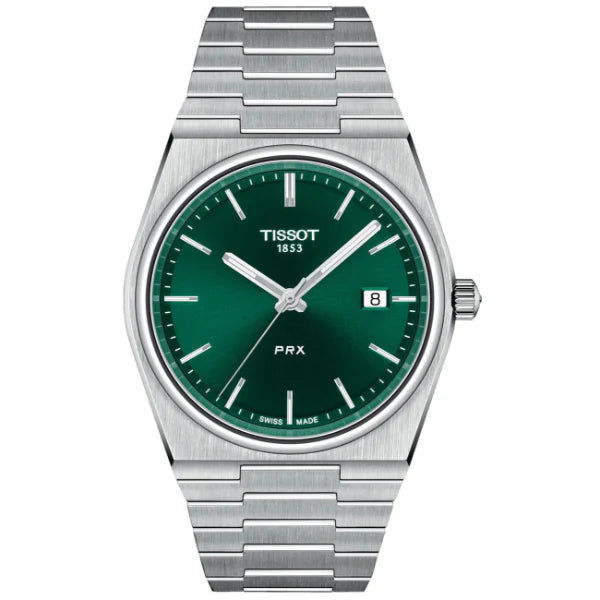 Tissot PRX Luxury Watch – Silver with Blue Dial